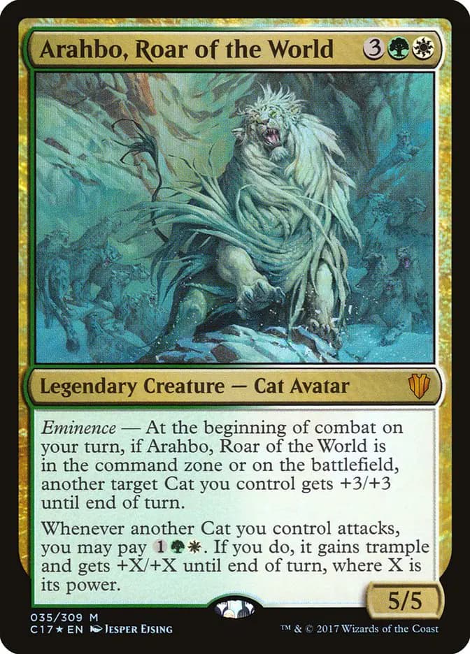 Card image of Arahbo, Roar of the World