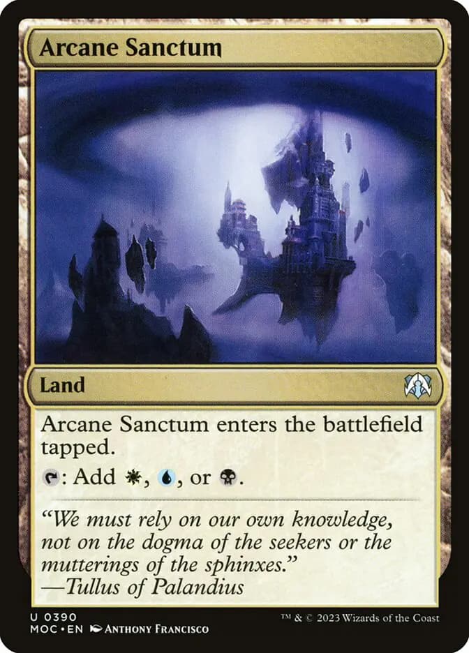 Card image of Arcane Sanctum