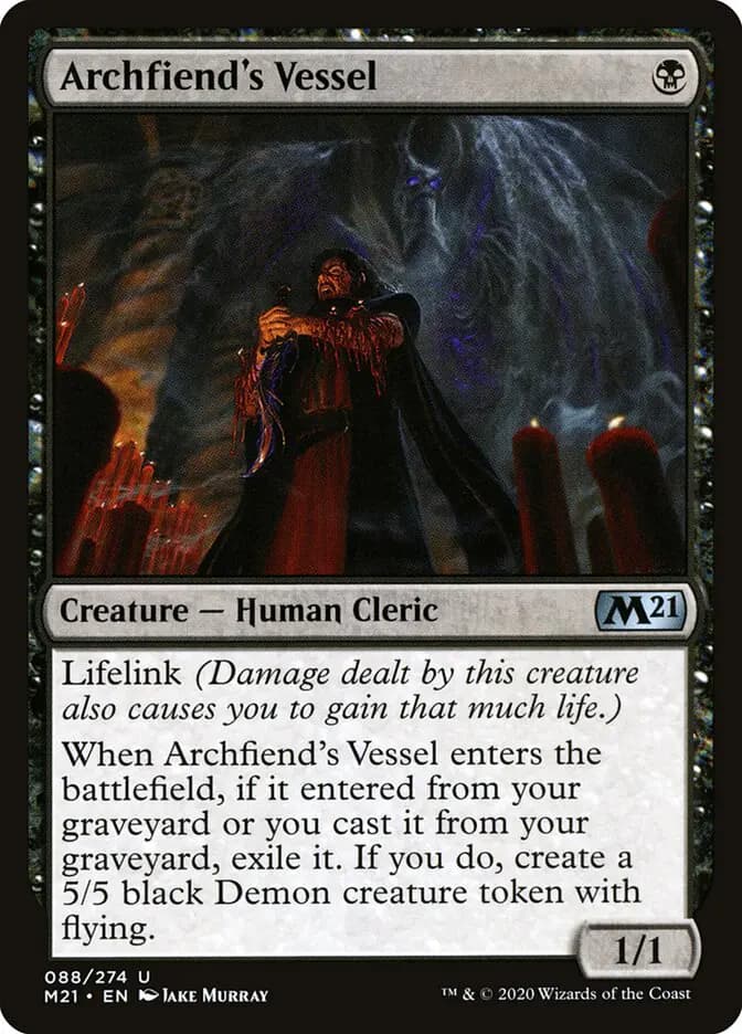 Card image of Archfiend's Vessel