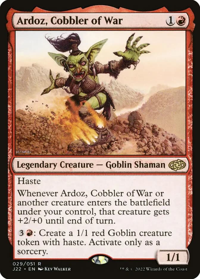 Card image of Ardoz, Cobbler of War