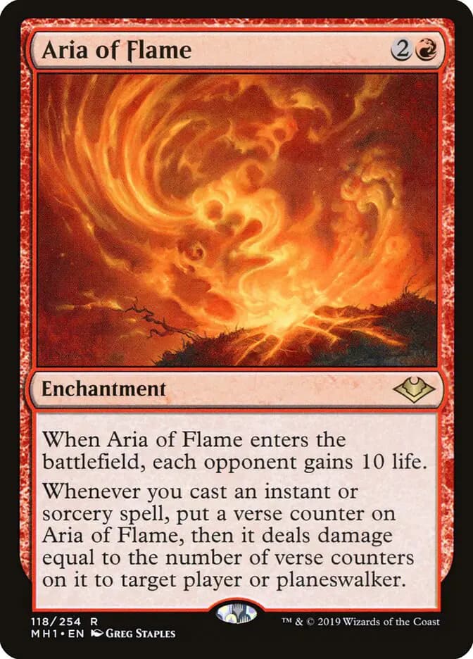 Card image of Aria of Flame