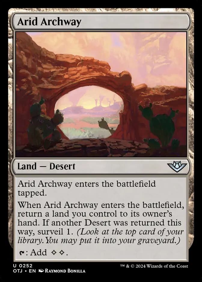 Card image of Arid Archway