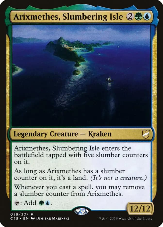 Card image of Arixmethes, Slumbering Isle