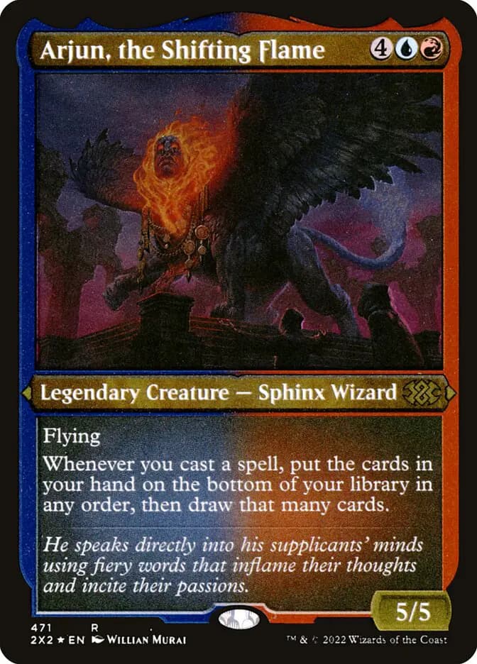 Card image of Arjun, the Shifting Flame