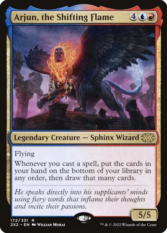 Card image of Arjun, the Shifting Flame
