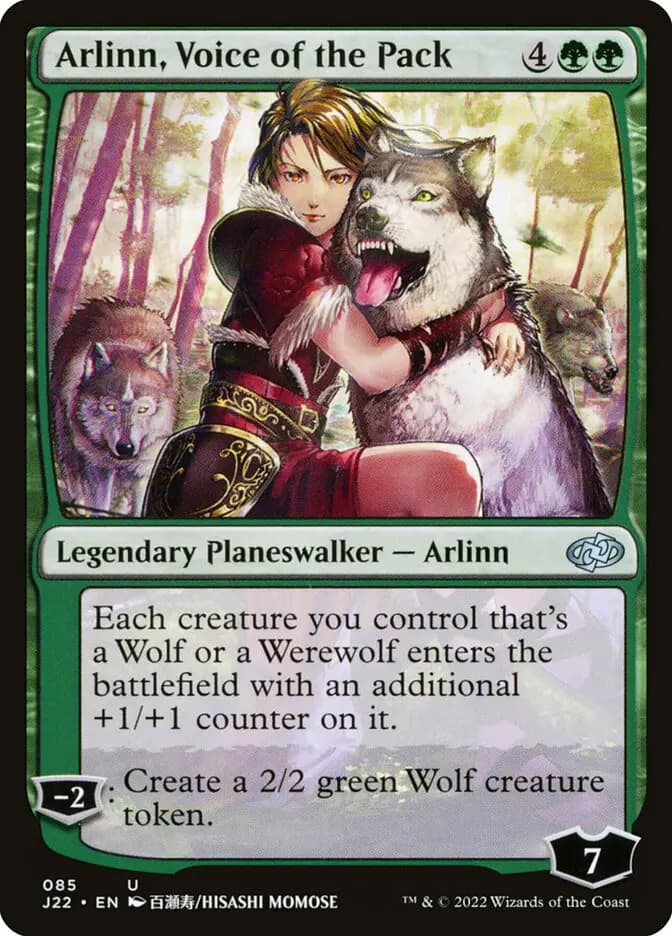 Card image of Arlinn, Voice of the Pack