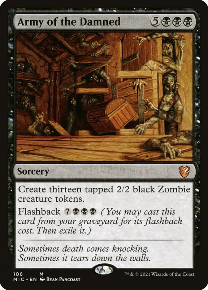 Card image of Army of the Damned