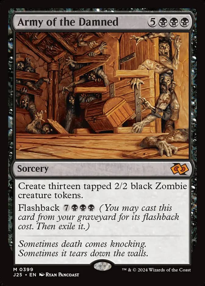 Card image of Army of the Damned