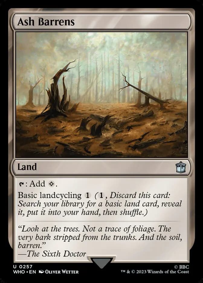 Card image of Ash Barrens