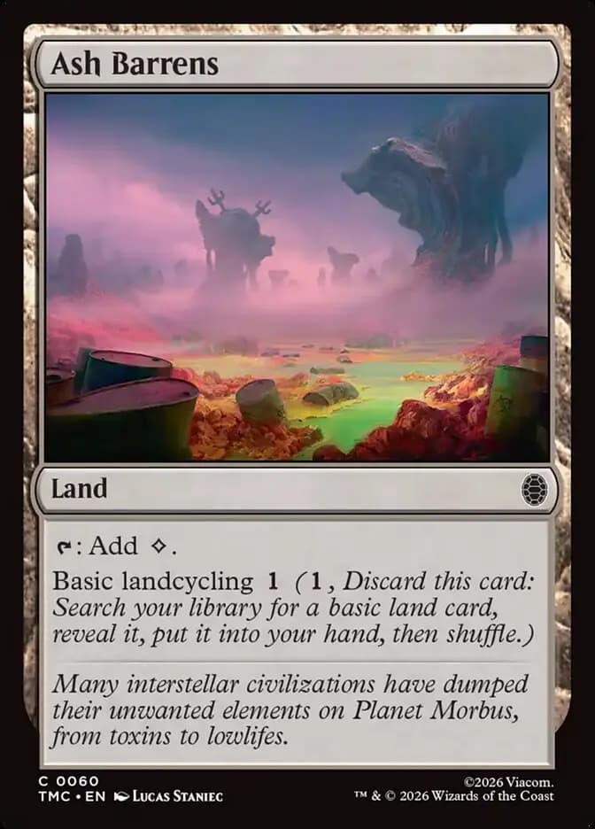 Card image of Ash Barrens