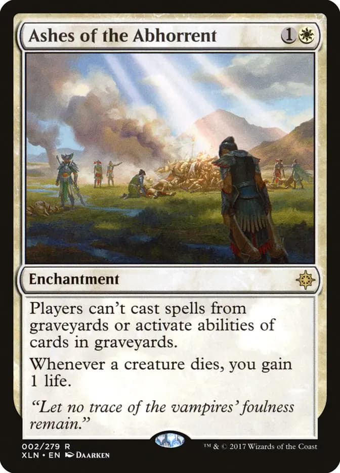 Card image of Ashes of the Abhorrent