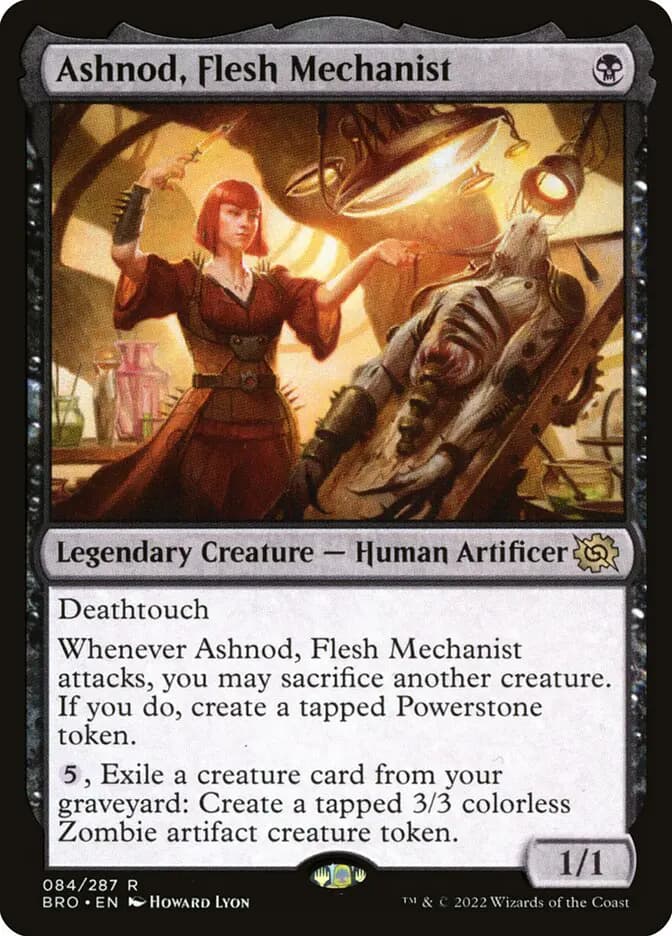 Card image of Ashnod, Flesh Mechanist