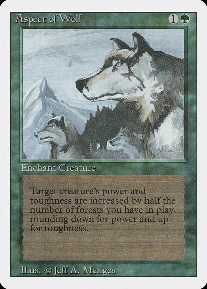 Card image of Aspect of Wolf