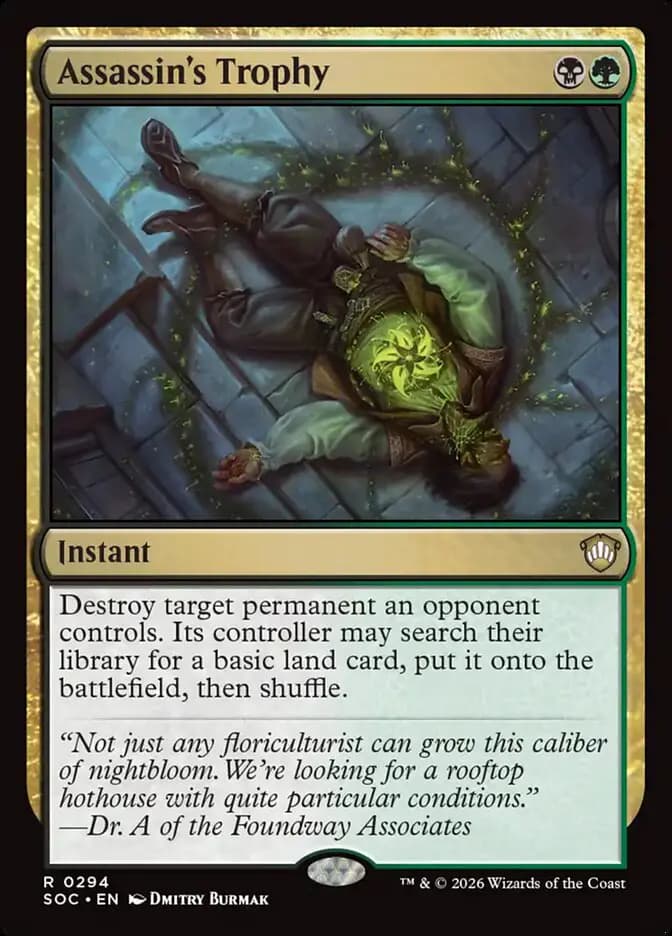 Card image of Assassin's Trophy