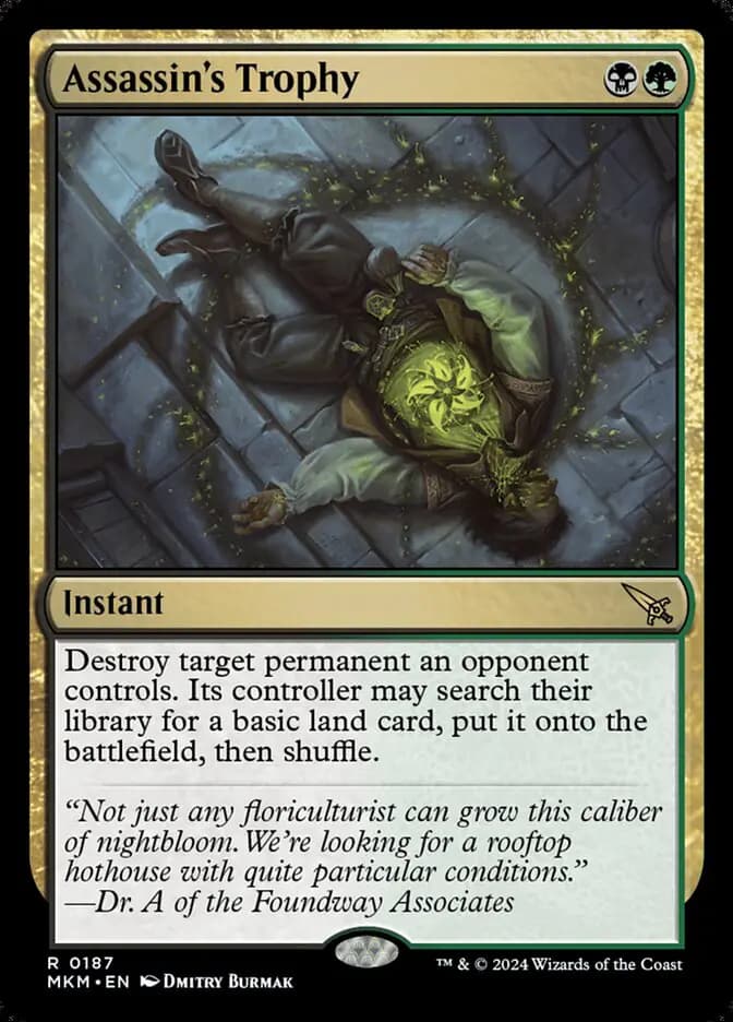 Card image of Assassin's Trophy