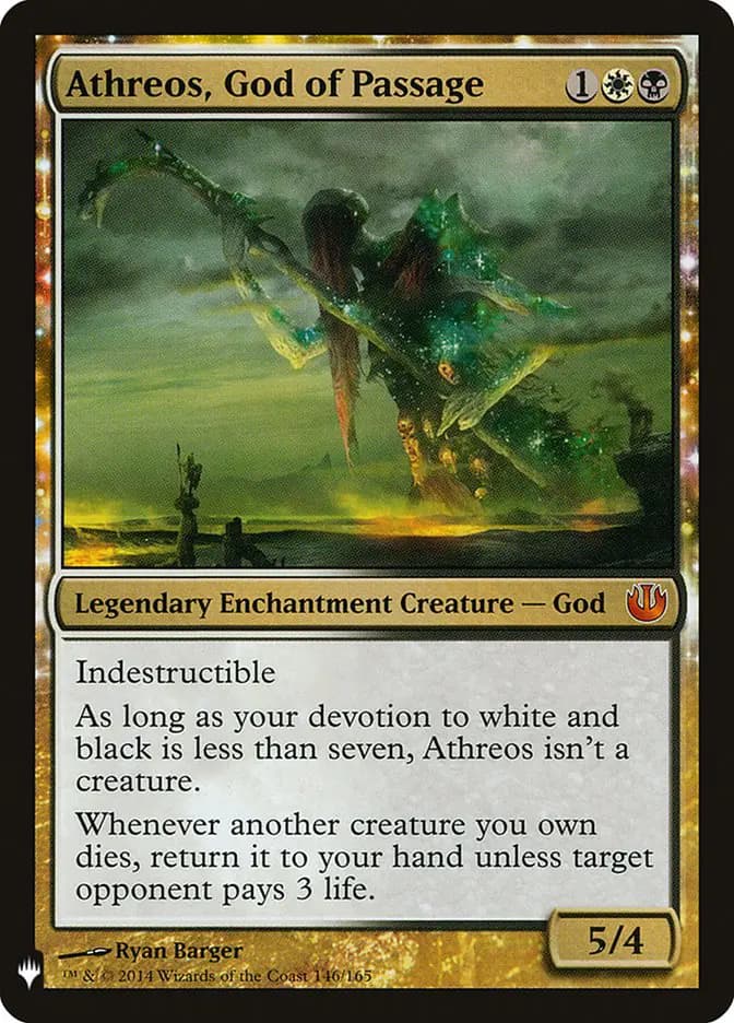 Card image of Athreos, God of Passage