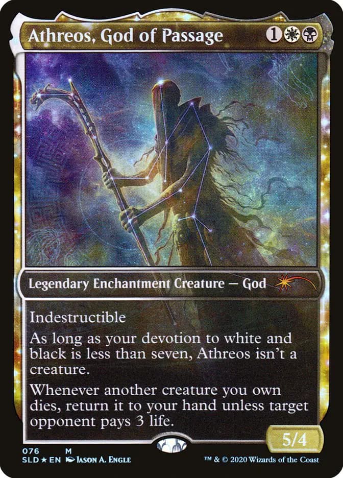 Card image of Athreos, God of Passage