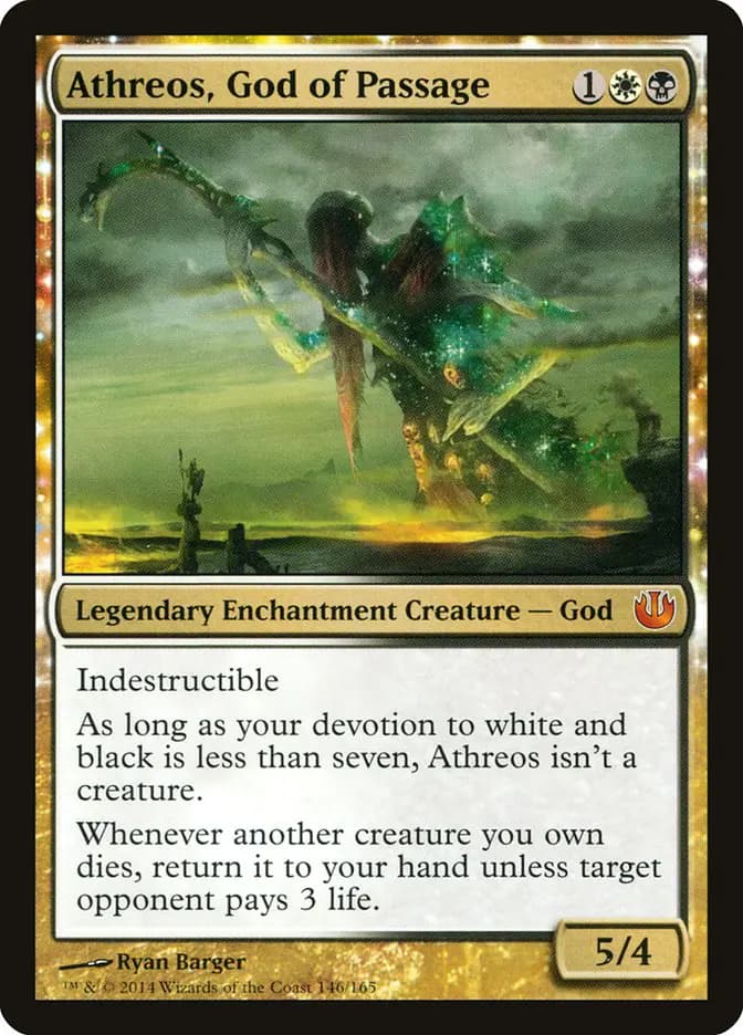 Card image of Athreos, God of Passage