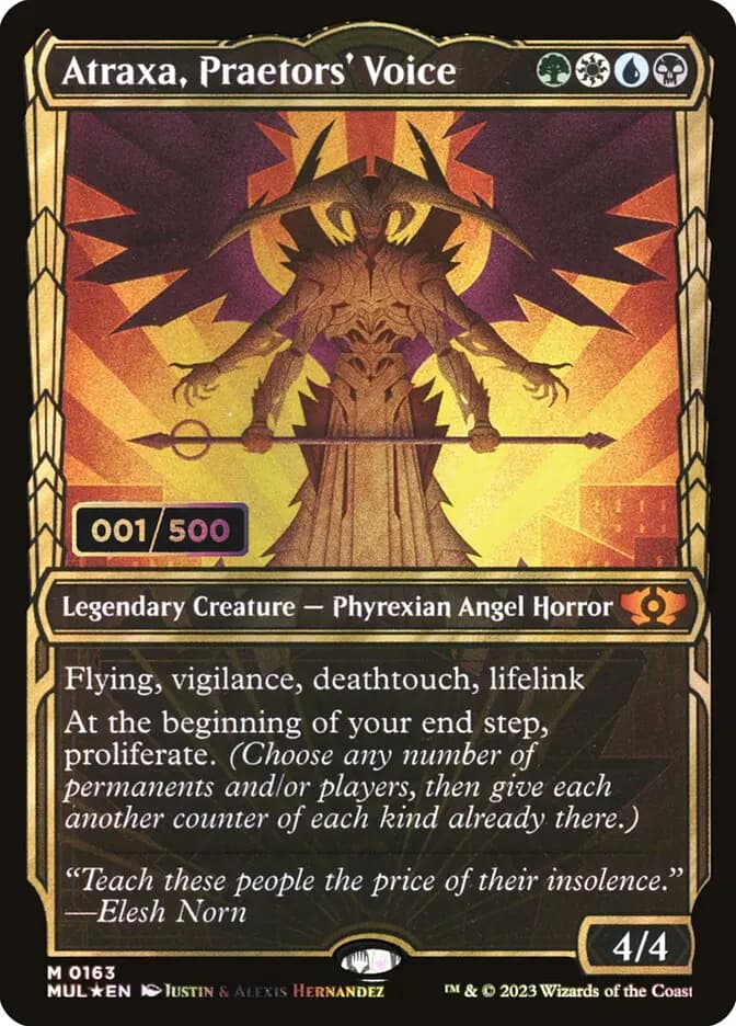 Card image of Atraxa, Praetors' Voice