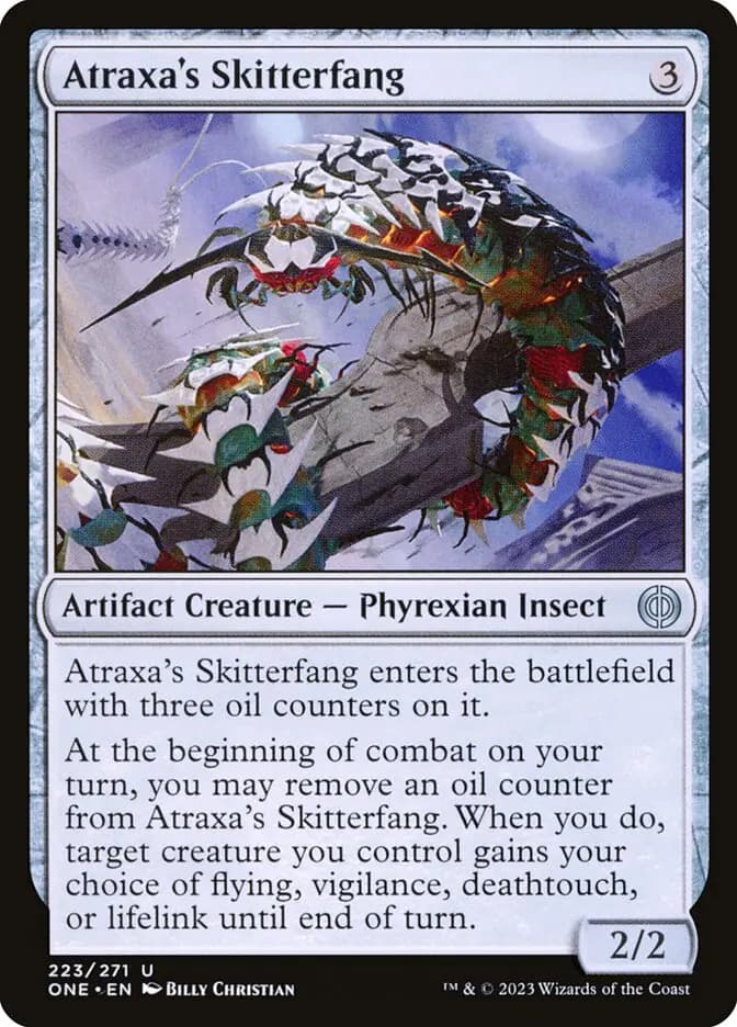 Card image of Atraxa's Skitterfang