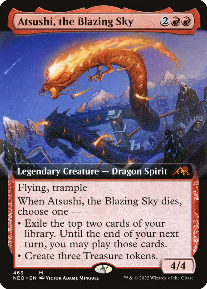 Card image of Atsushi, the Blazing Sky