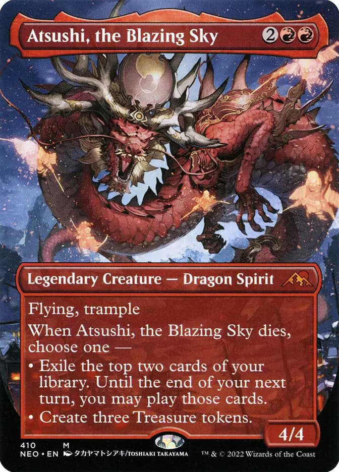 Card image of Atsushi, the Blazing Sky
