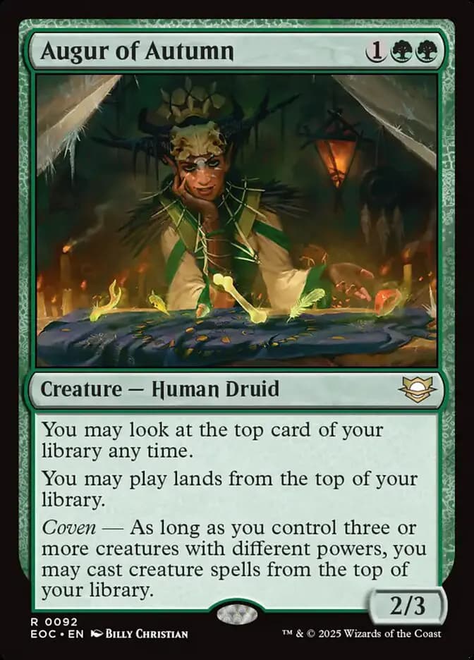 Card image of Augur of Autumn