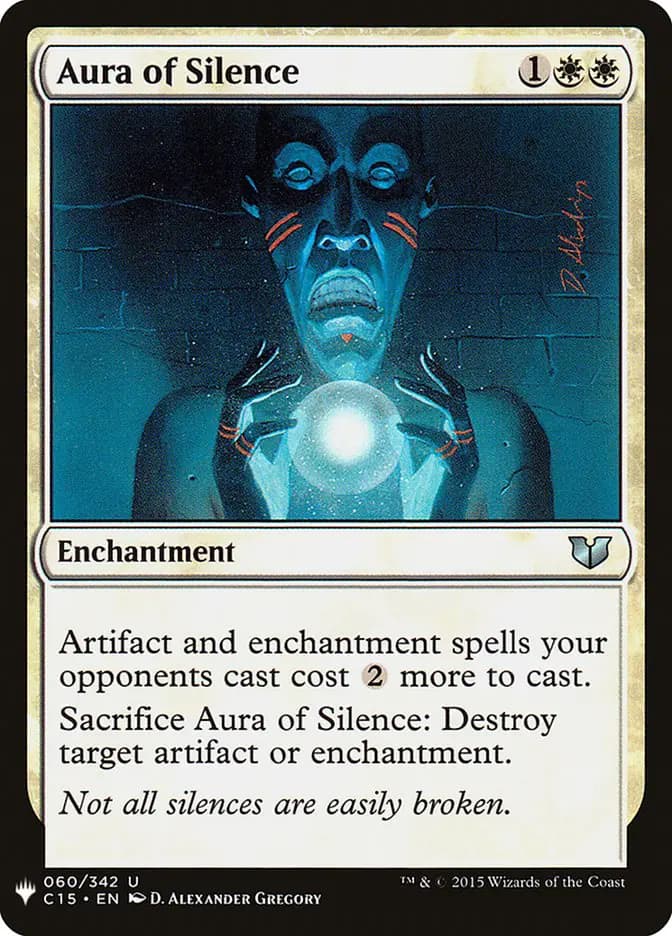 Card image of Aura of Silence