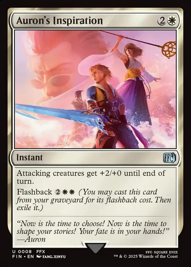 Card image of Auron's Inspiration