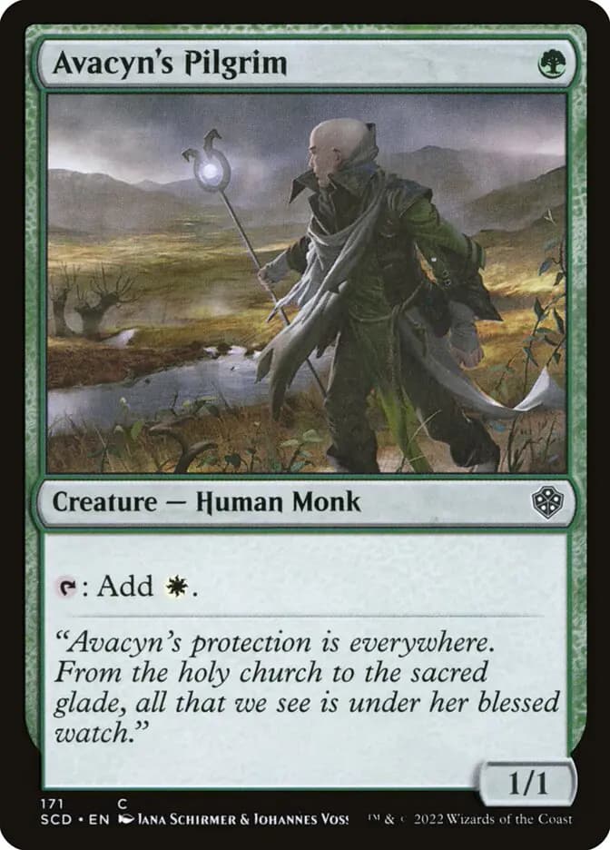 Card image of Avacyn's Pilgrim