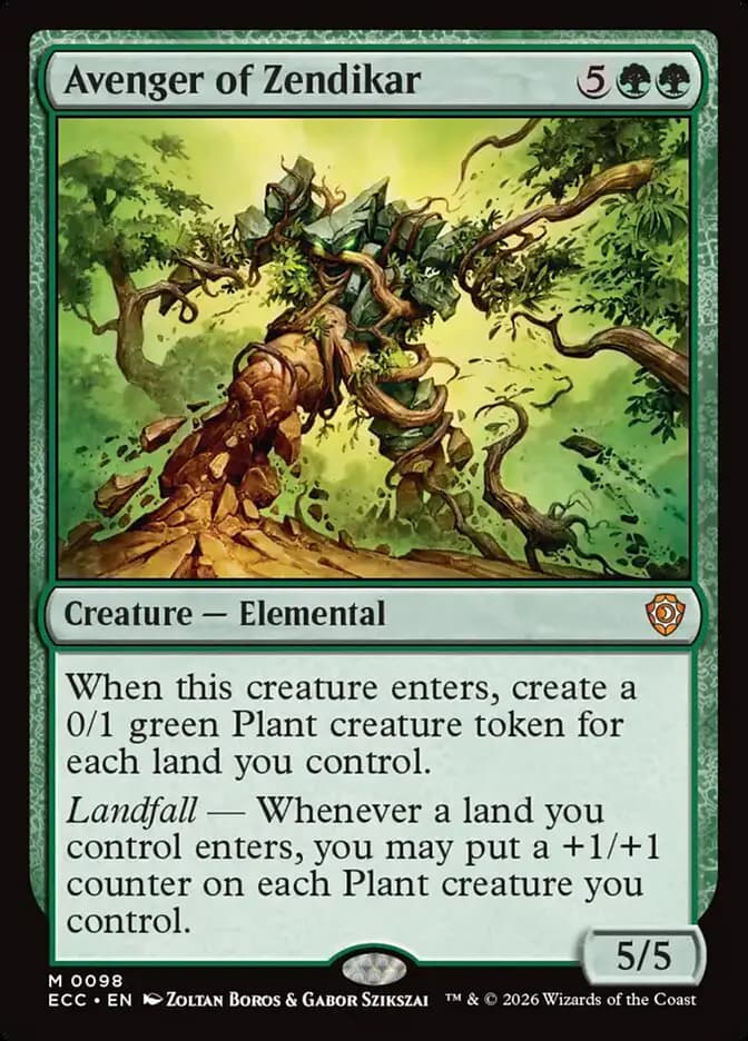 Card image of Avenger of Zendikar