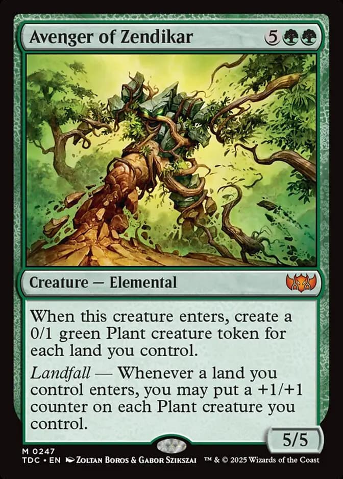 Card image of Avenger of Zendikar