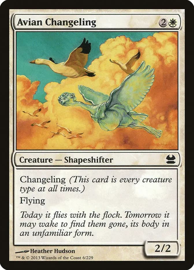 Card image of Avian Changeling