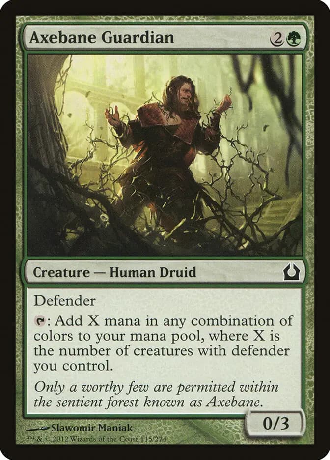 Card image of Axebane Guardian
