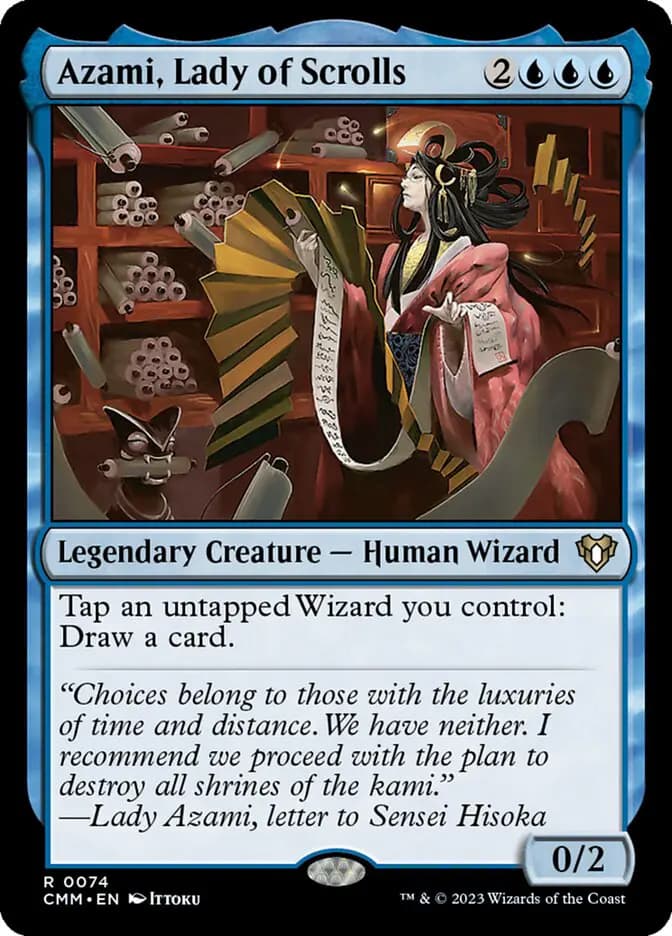 Card image of Azami, Lady of Scrolls