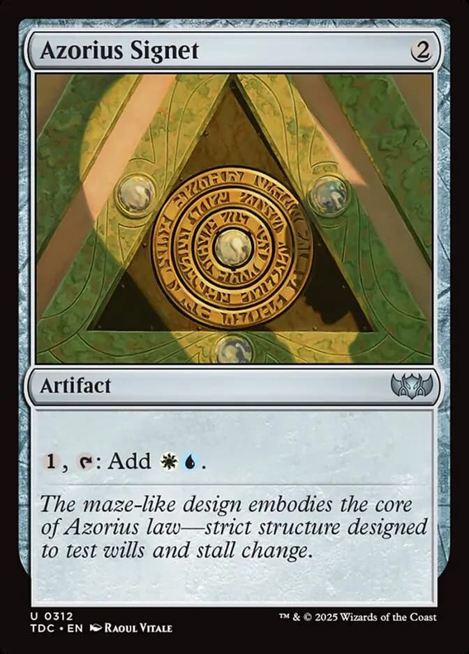 Card image of Azorius Signet