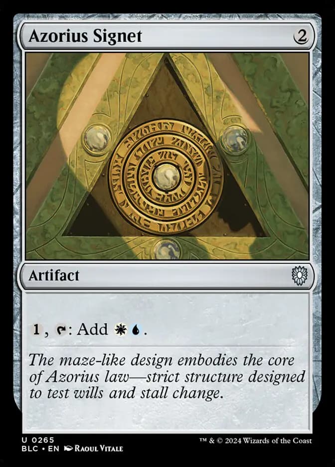 Card image of Azorius Signet