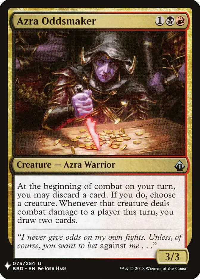 Card image of Azra Oddsmaker
