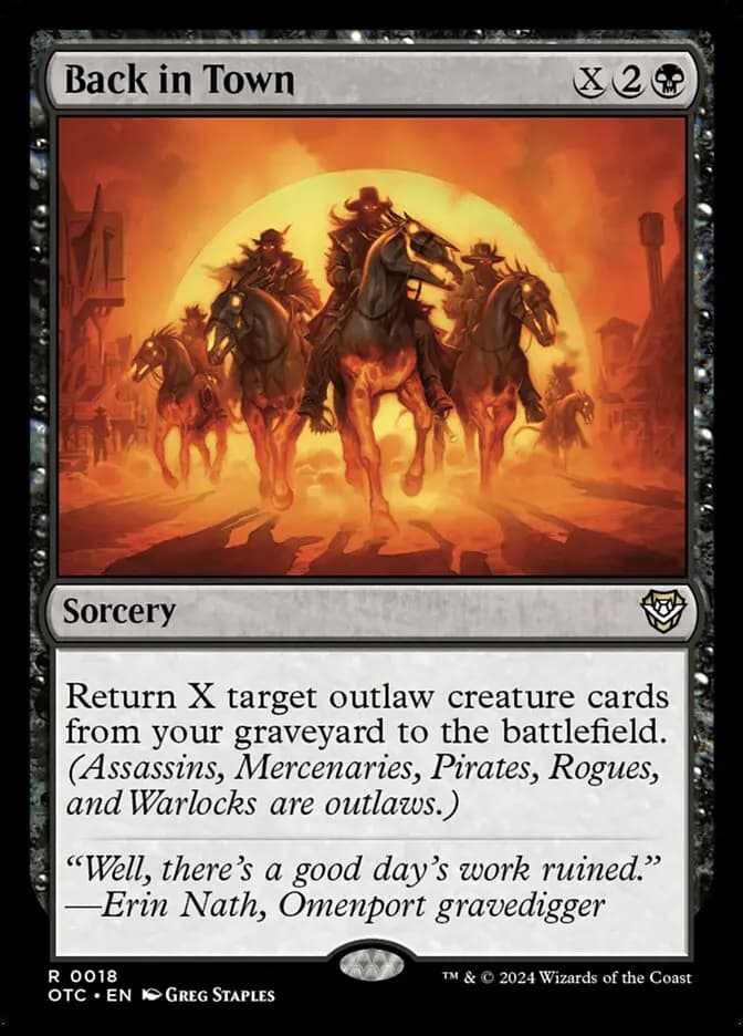 Card image of Back in Town