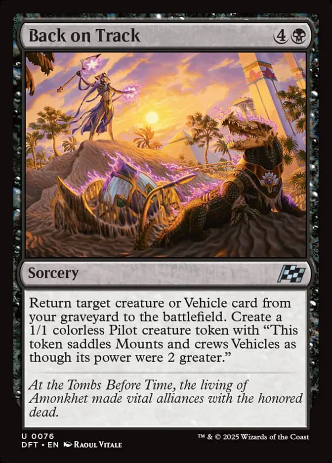 Card image of Back on Track
