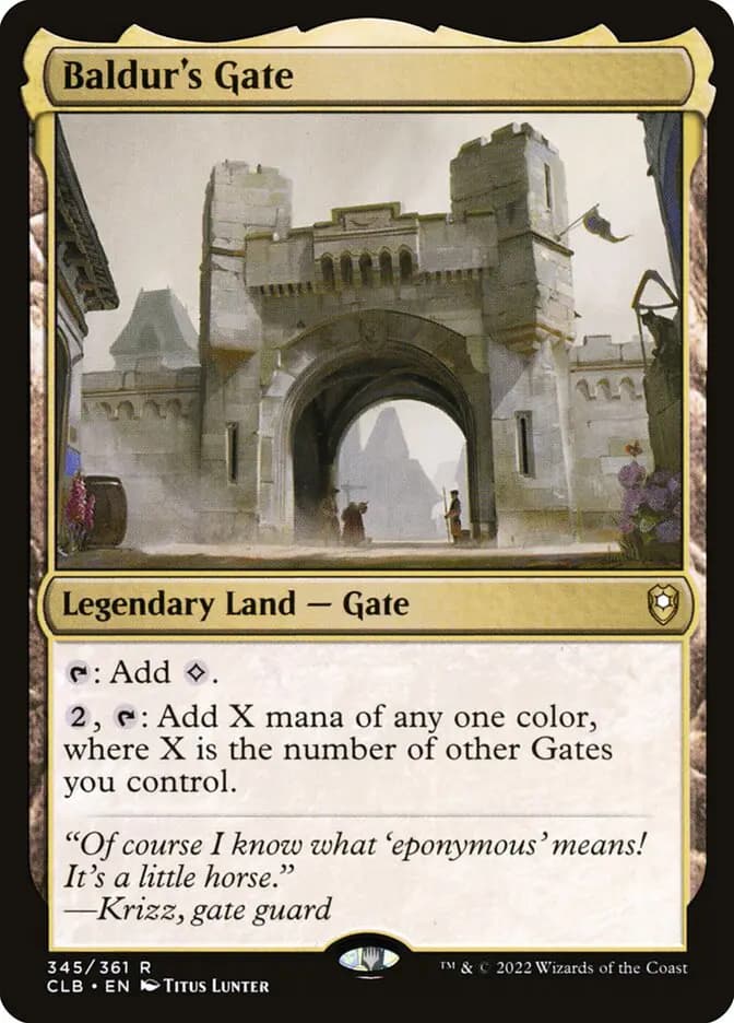Card image of Baldur's Gate