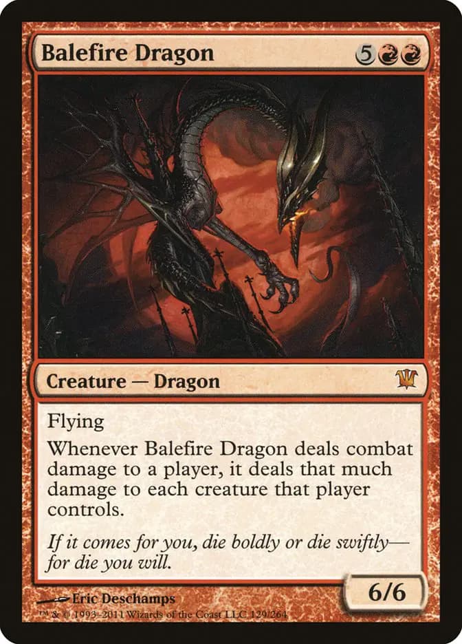 Card image of Balefire Dragon