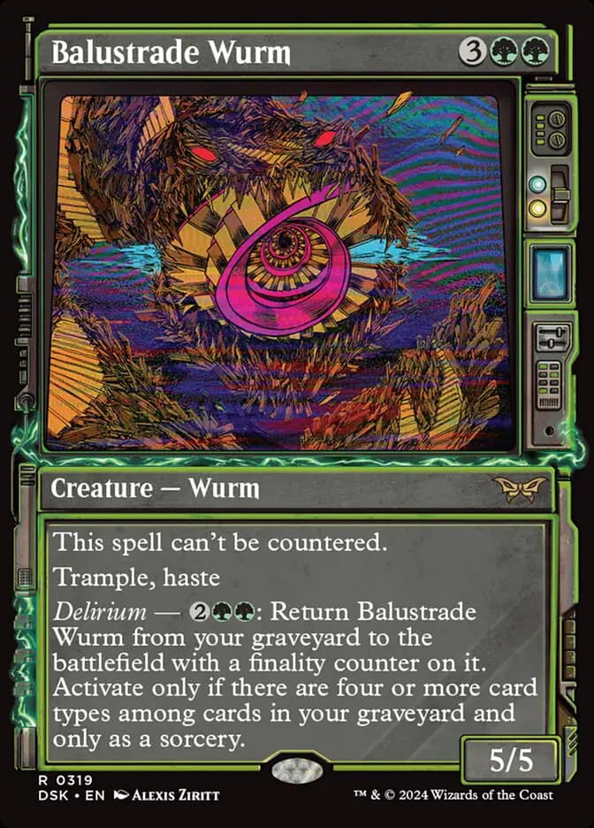 Card image of Balustrade Wurm