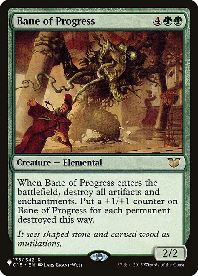 Card image of Bane of Progress