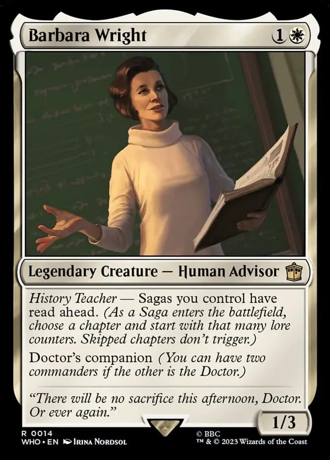 Card image of Barbara Wright