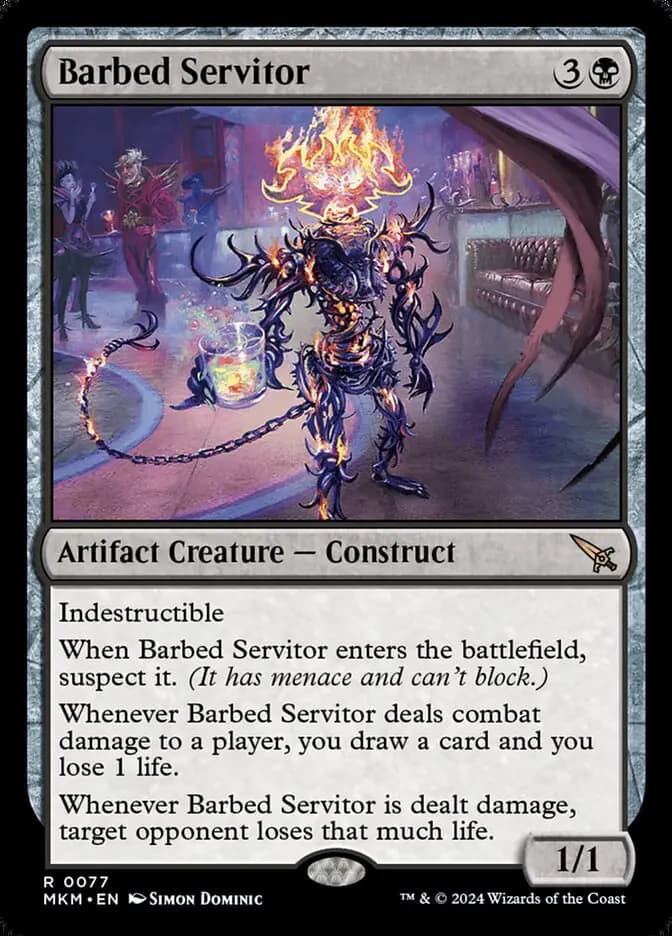 Card image of Barbed Servitor