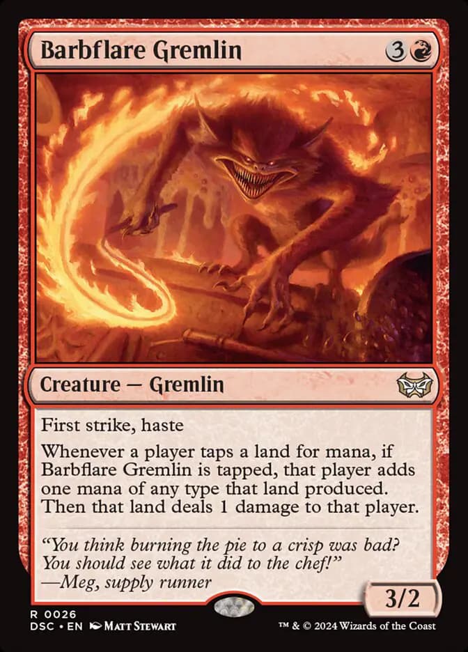 Card image of Barbflare Gremlin