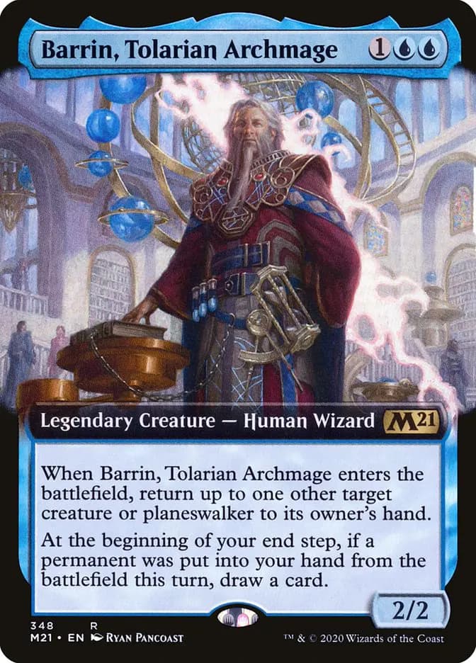 Card image of Barrin, Tolarian Archmage