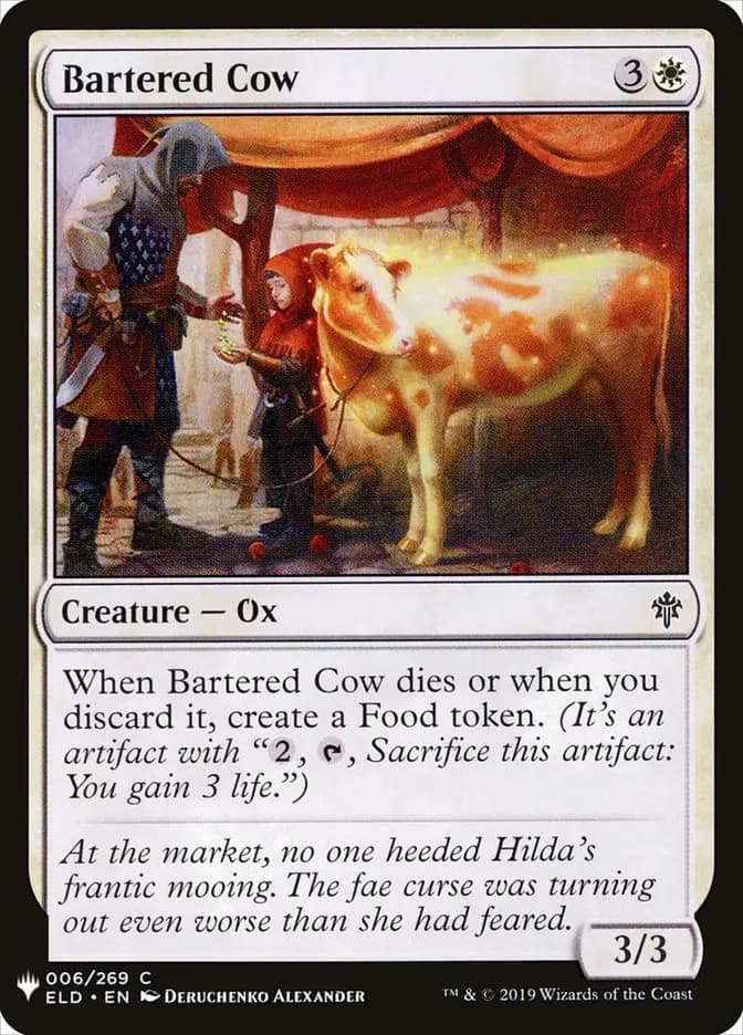 Card image of Bartered Cow