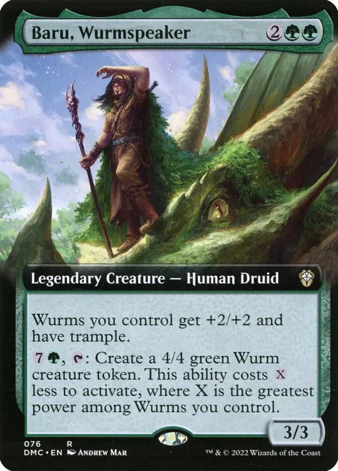 Card image of Baru, Wurmspeaker